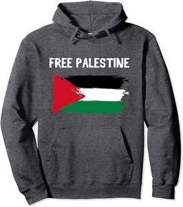 Sudadera con capucha Palestina 3D Nuevo diseño Personalizado Unisex 100% Algodón Invierno Impresión digital bordada - Product Image 3