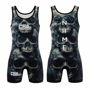 Nouveau Top Design Hommes Filles Lutte Corps Singlet Porter Qualité Supérieure Combat Porte Vente Chaude Sublimation Lutte Singlet - Product Image 1