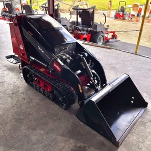 Used Toro Dingo TX427 Compact Mini <b>Track</b> Loader Red Gasoline Skid Steer With Front Attachment For Landscaping Construction - Product Image 4