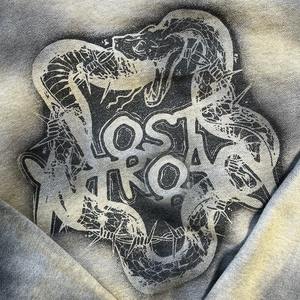 Custom Rhinestone Logo Baggy Unisex Pantalones apilados Pantalones de chándal y Sudadera con capucha Conjunto Flared Chándal Streetwear Sweatsuit para hombres - Product Image 4