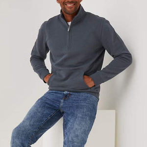 เสื้อสเวตเชิ้ตลำลองแบบมีซิป ¼  คอ  แบบสั่งทำขายส่ง คุณภาพสูง ทันสมัย และอินเทรนด์ - Product Image 3