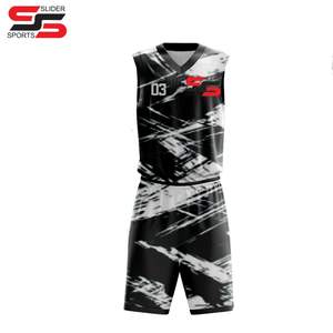 Uniforme de basket-ball de haute qualité Maillot de basket-ball unisexe personnalisé en gros - Product Image 1