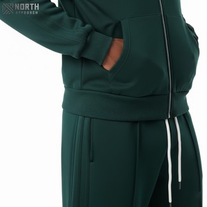 Ropa al por mayor, chándales lisos, sudaderas con capucha de lana Unisex, sudadera y joggers, sudaderas con capucha de gran tamaño, conjunto de 2 piezas para hombres - Product Image 5