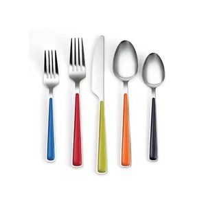 Ensemble de couverts cuillères, fourchettes, couteaux, en acier inoxydable, couteau, fourchette et cuillère, vaisselle, cadeau, hôtel - Product Image 5