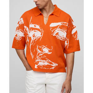 Polos de algodón 100% de alta calidad con diseño impreso personalizado, últimos diseños, polos de golf transpirables para hombres - Product Image 4