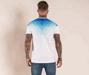 2024 alta calidad diseñador Original marca famosa hombres camiseta sublimación impresión tamaño Delgado diseñador Cruz camiseta para hombres - Product Image 5