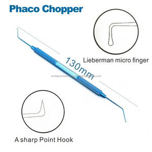 Manipulador de gancho Phaco Chopper Sinskey, espátula, gancho, instrumento quirúrgico oftálmico, kit quirúrgico manual para cirugía de cataratas - Product Image 5