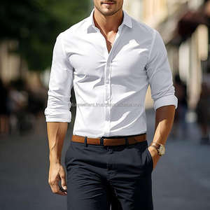 Mens Stylish Shirts <b>Flannel</b> Long Sleeve Green Plaid Dress Shirts Chest Pocket Standard-fit Brushed Checkered Cotton Male Shirts - Product Image 2