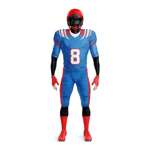 Conjuntos de uniformes de fútbol americano de alta calidad hechos a medida, transpirables con diseño de sublimación para equipos específicos para la temporada de verano - Product Image 5