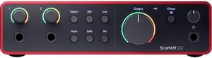 Interfaz de Audio USB Focusrite Scarlett 2i2 Studio de 4.ª Generación con Soporte de Brazo Articulado StreamEye, Soporte de Micrófono y Soporte de Escritorio - Product Image 3