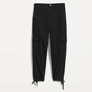 Pantalones cargo de mezclilla de peso pesado fabricados por OEM para mujer, proveedor directo de fábrica, pantalones cargo de moda para mujer - Product Image 4