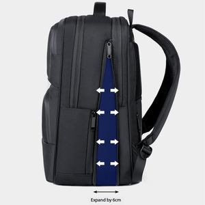Mochila Impermeable para Portátil, Gran Capacidad, Expandible, Bolsa de Negocios para Computadora, Bolsas de Viaje de Alta Calidad para Portátil en Venta - Product Image 4