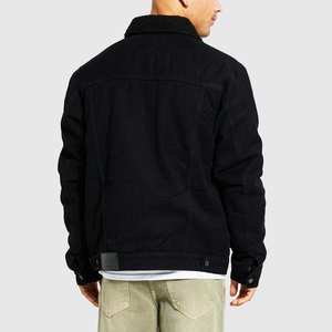 Vêtements Vêtements Style Hip Hop Bouton Couvert Veste en jean pour hommes Déchiré Poids moyen Tenue à la mode Veste en jean pour hommes - Product Image 5