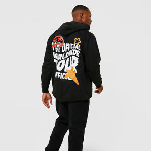 Sweat à capuche à épaules tombantes de meilleure qualité pour hommes 100% coton 350 Gsm poids lourd polaire solide hiver sweat bouffée d'impression - Product Image 6