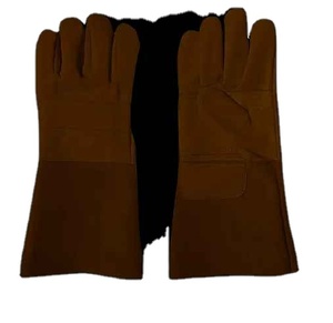 Gants de soudage en cuir haute performance Caractéristiques anti-coupure ignifuges en cuir de vachette durable Gants de soudage en cuir de sécurité industrielle - Product Image 2