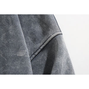 Tissu à forte demande confortable pull personnalisé sérigraphie sweat à capuche Boxy surdimensionné lavage à l'acide sweats à capuche pour femmes écologique - Product Image 3