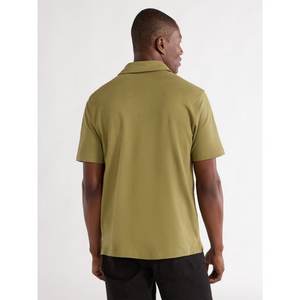 M-5XL été hommes polos homme glace soie à manches courtes t-shirt mâle Cool et respirant affaires décontracté haut absorbant la sueur - Product Image 4