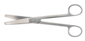Juego de Instrumentos Quirúrgicos Renix International Instruments, Tijeras de Enterotomía Curvas con Hoja en Punta BLT de Acero Inoxidable de 180 mm - Product Image 3