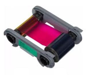 Ruban d'impression pour imprimante de cartes d'identité PVC Evolis Primacy 2 YMCKO 300 impressions/rouleau Transfert thermique Numéro de pièce R5F208I100 - Product Image 2