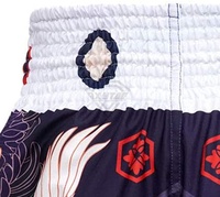 Shorts de Muay Thai / Shorts de Kickboxing MMA / Shorts Thaïlandais Personnalisés - Extensibles, Légers, 100% Polyester, Unisexe, Vêtements de Combat pour Adultes