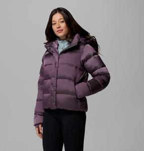 Veste d'hiver pour femmes sur mesure OEM, vêtements d'extérieur chauds, veste bomber à capuche amovible, manteau chaud en duvet, veste matelassée de haute qualité - Product Image 2