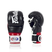 Gants d'entraînement de boxe, de grappling, de MMA, de Muay Thai, de frappe, en cuir véritable, personnalisés, de la marque Fairtex, en gros