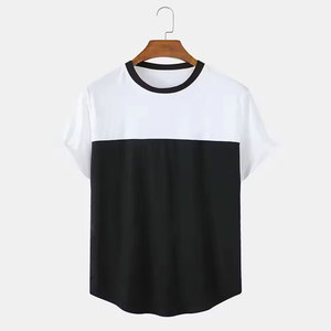 เสื้อยืดพรีเมียมสำหรับผู้ชาย ทรงสวยใส่สบาย ผ้าฝ้าย 100% เสื้อยืดน้ำหนักเบาสำหรับใส่ทุกวัน ชุดทันสมัยเหมาะสำหรับใช้งานได้ตลอดวัน - Product Image 1
