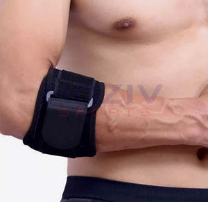 Correas de Codo para Gimnasio de Alta Resistencia y Calidad, Soporte Ajustable, Diseño de Logotipo Personalizado, Algodón Transpirable para Alivio del Dolor, para Levantamiento de Pesas - Product Image 4