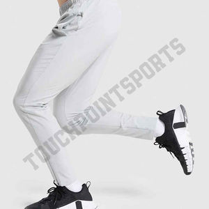 Jogger <b>Pants</b> Custom Workout Running Sweatpants With Zipper Pockets - Product Image 3