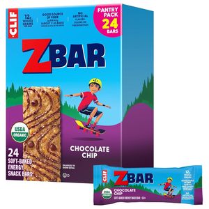 Clif Zbar - Chocolate Chip - Soft-Baked Energy <b>Snack</b> <b>Bars</b> (24 Pack) - Product Image 3