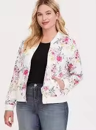 Blouson bomber pour femme, léger, zippé, coupe-vent, vêtement d'extérieur décontracté, manteau élégant avec poignets côtelés et poches, streetwear - Product Image 6