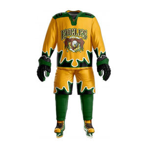 Camisetas de Hockey sobre Hielo Sublimadas Personalizadas de Alta Calidad a Precio Económico, Transpirables, de Secado Rápido, Impresas con Sublimación Completa, 100% Poliéster - Product Image 5