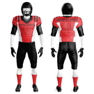 Camiseta de fútbol americano rosa al por mayor, camiseta de fútbol americano bordada por sublimación, uniforme personalizado, camiseta de fútbol americano - Product Image 5