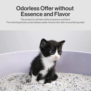 Usine En Gros Offre Spéciale Bentonite Litière Pour Chat 5kg Durable Effet Agglutinant Boule Motif Charbon Actif Zéolite Tofu - Product Image 3