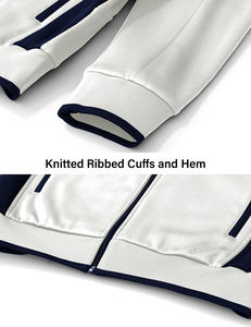 Ensemble de survêtement de course décontracté pour homme avec logo personnalisé - Polaire respirant, grande taille, performance hivernale en extérieur, jogging - Product Image 4