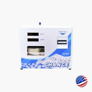 MV-101 BW Changeur de billets et de pièces à chargement arrière blanc, capacité 3000 quarts, pour montage mural ou sur table - Product Image 5