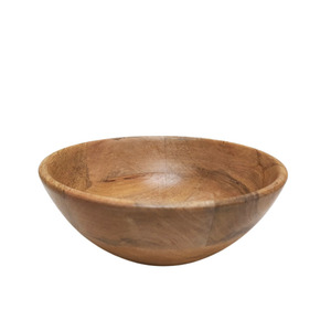 Cuenco redondo de diseño único de madera, cuenco de vajilla de Color Natural para mesa y decoración de restaurante personalizada - Product Image 5