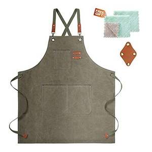 Peluquería Delantal Cocina Restaurante y Artesanía Servidor Camarera Delantal Corto - Product Image 1