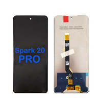 Écran tactile LCD de remplacement Tecno Spark 20 Pro OLED/TFT – Garantie 1 an – Numériseur d'origine de haute qualité – 100 % testé