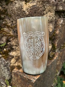 Cuerno Vikingo para Beber, Copa de Cuerno de Buey al Mejor Precio, Cuerno de Buey Pulido para Mead, Tiendas faizacraft - Product Image 2