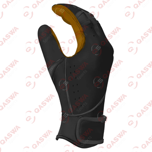 Pro Team Players Protección de manos Cómodos guantes de béisbol Cuero Ajustable Adultos Jóvenes Guantes de bateo - Product Image 4