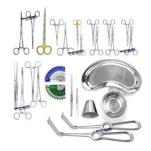 Kit d'excision chirurgicale 27 pièces Instruments en acier inoxydable de base Vente en gros Ensemble complet Fabriqué par Wenquar - Product Image 1