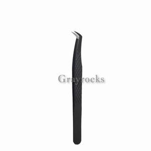 Pinzas de volumen de acero inoxidable, extensión de pestañas, uso de instrumentos de belleza, pinzas de pestañas con punta de fibra - Product Image 6