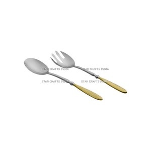 Ensemble de couverts en acier inoxydable vintage or de luxe de haute qualité couteau réutilisable royal fourchette cuillère ensemble de couverts de mariage avec boîte-cadeau - Product Image 2