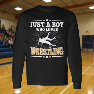 Camiseta de Manga Larga para Hombre, Diseño de Luchador, para Amantes de la Lucha Libre, Camiseta Promocional - Product Image 3