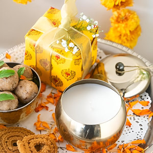 Luxury Gold Soy & <b>Paraffin</b> Wax Handmade Jar Candles with Lid for Home Wedding Christmas Valentine's Day & Ramadan Decor - Product Image 6
