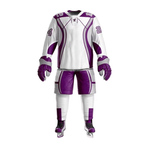 Sublimation Ice Hockey Uniform Set Top Quality Uniform Training Suit Customized Printing Logo Adult Size Ice Hockey Uniforms - Product Image 3