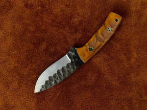Couteau de chasse Skinner personnalisable fait à la main lame en acier à haute teneur en carbone avec poignée en résine qualité de bricolage industriel extérieur disponible. - Product Image 6