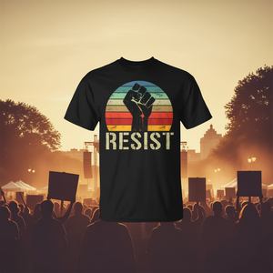 Maglietta promozionale Retrospect Resist Fist - Product Image 3