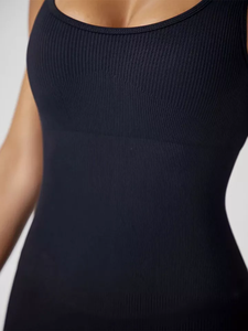 Mono Deportivo Largo sin Mangas para Mujer, Resistente al Agua, de Spandex/Nylon, con Cintura Elástica Personalizada, para Yoga y Ejercicio - Product Image 3